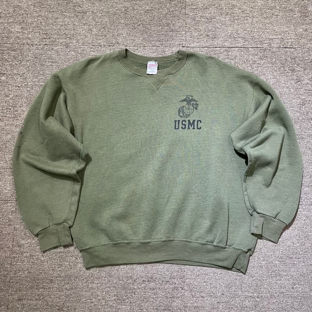 (L) USA USMC 밀리터리 미해병대 스웻셔츠 맨투맨  