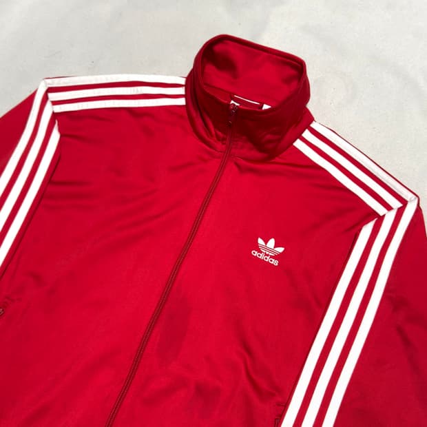 XL 아디다스 파이어버드 레드 트랙탑 