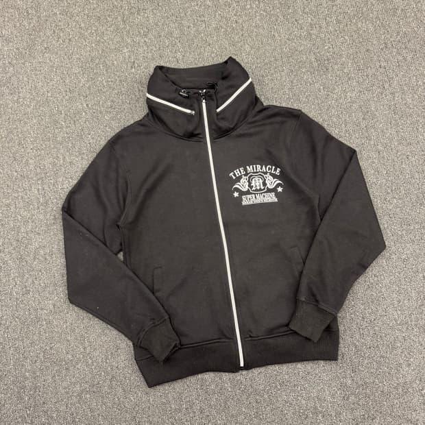 LL)Japanese vintage Y2K 스컬 프린팅 집업 자켓