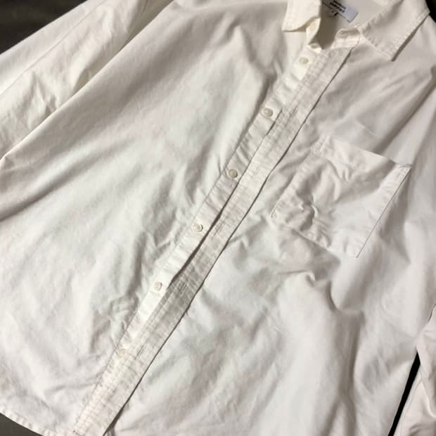 M) 무신사 오버핏 셔츠 (화이트)