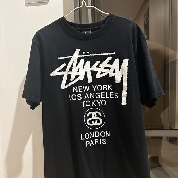 스투시 월드투어 반팔티셔츠 M