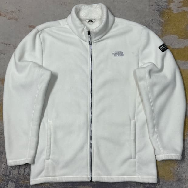 노페 화이트라벨 화이트 플리스자켓 3XL