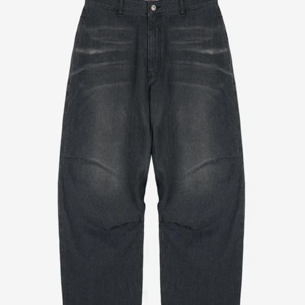 ETCE vertical baggy jean (indigo black)