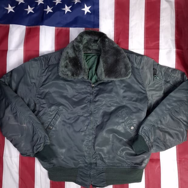 80's 국군 장교용 MA-1 항공자켓