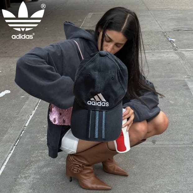 ADIDAS y2k track cap