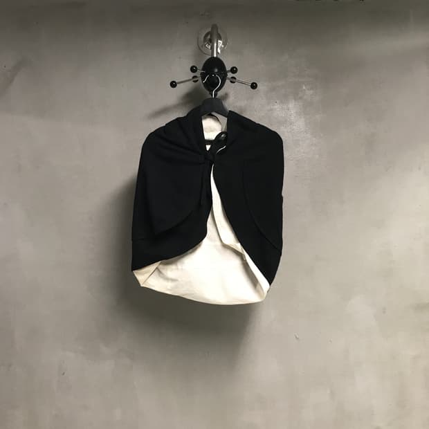 꼼데가르송 트리콧 블랙 케이프 S(W)