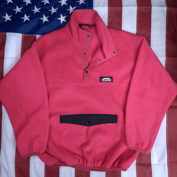 새제품 오리지날 영원무역 핫핑크 신칠라 집업 플리스