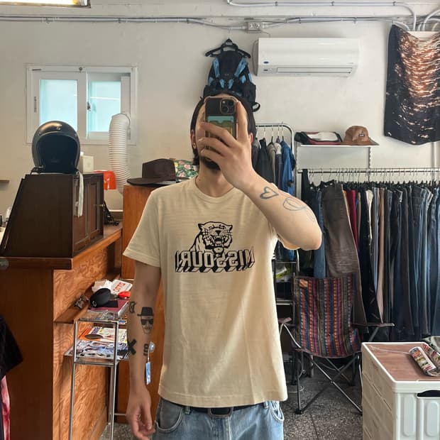 리얼맥코이 슬럽코튼 빈티지 애슬레틱 반팔티셔츠
