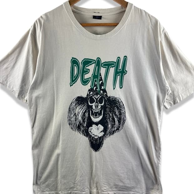 JPN 데스 스컬 프린팅 반팔티셔츠2556