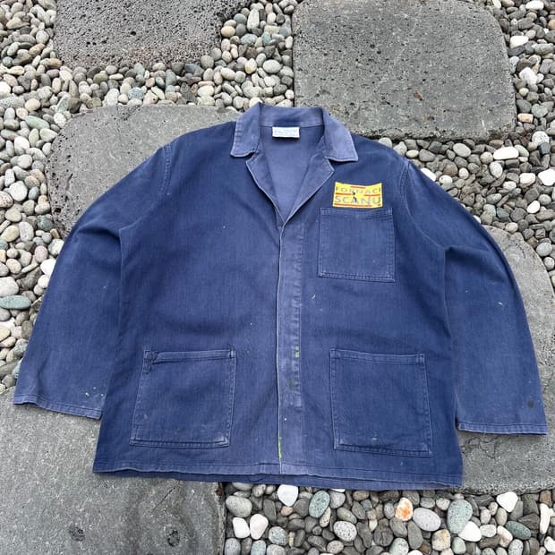 HARD FADED VINTAGE OLD FRENCH 빈티지프렌치워크자켓