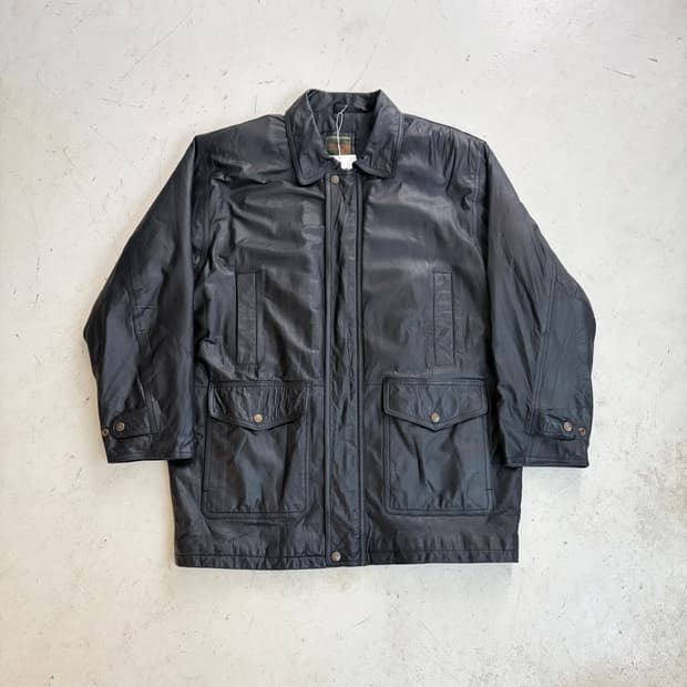 올드 유니클로 빈티지 소가죽 자켓 L