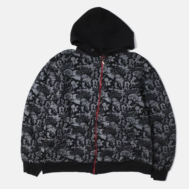 2008  AC/DC All Over Print Zip