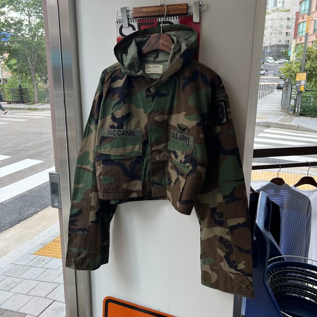 나나서카 밀리터리 후드 자켓