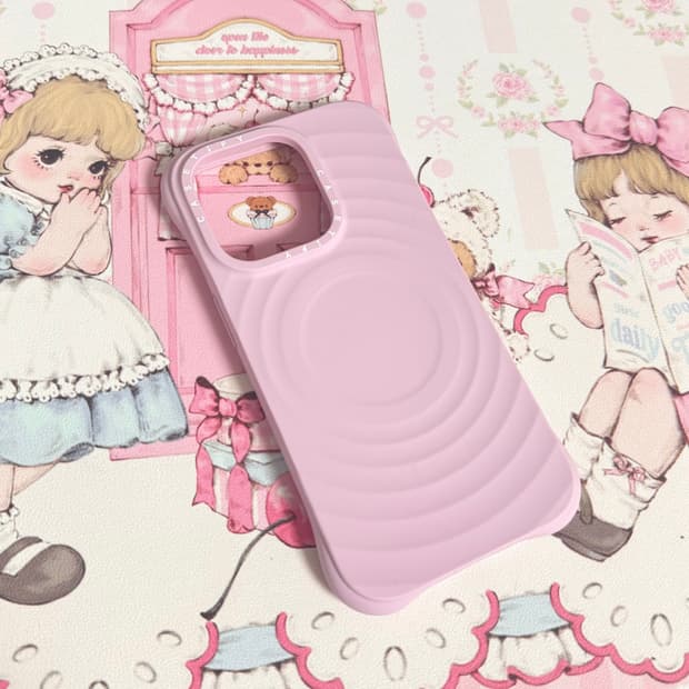 케이스티파이 아이폰 15 프로 리플 케이스 핑크