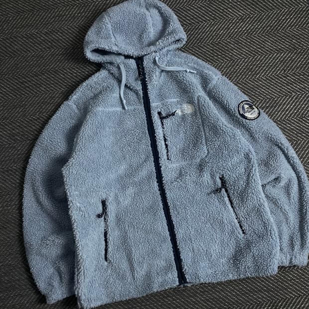 노스페이스 화이트라벨 스노우 플리스 후드 자켓 y 3713