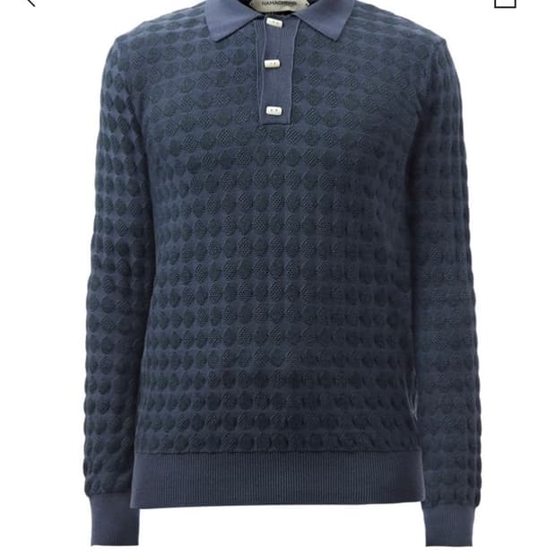 Namacheko diamond polo knit 