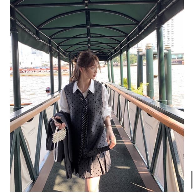 인페어즈 도트 로우 원피스 판매