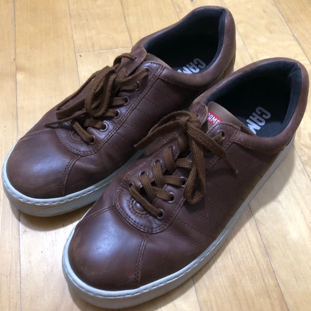 캠퍼 러너 포 레더 스니커즈 브라운 270