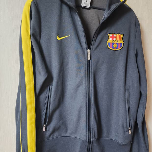 나이키 FCB 바르셀로나 트랙탑 져지 라지