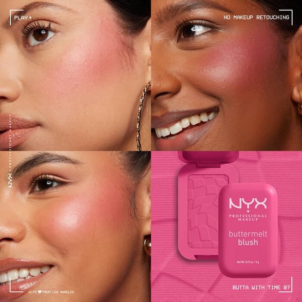 NYX Buttermelt Blush BUTTA WITH TIME 07