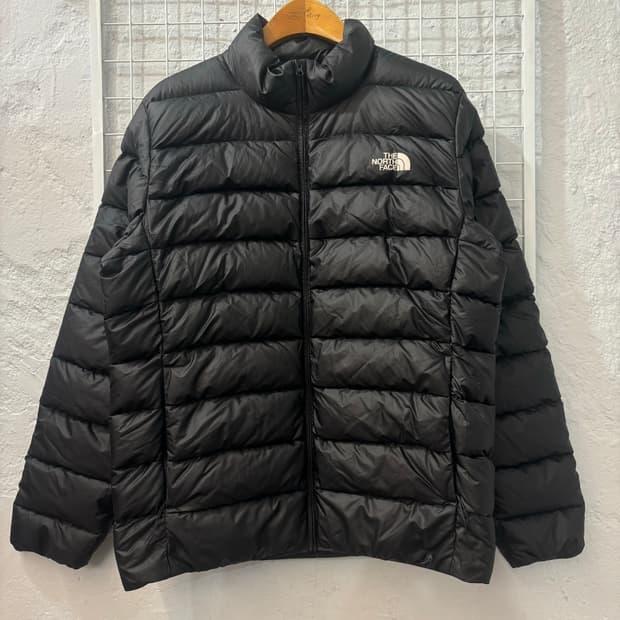노스페이스 블랙 경량패딩 자켓 M