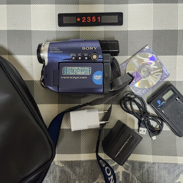 소니 핸디캠 DCR-DVD 101 가방세트