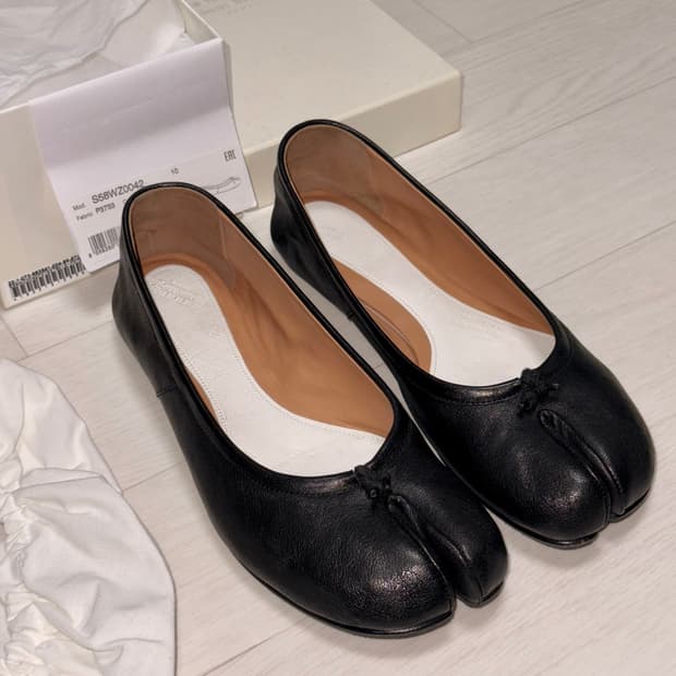 타비 플랫 슈즈