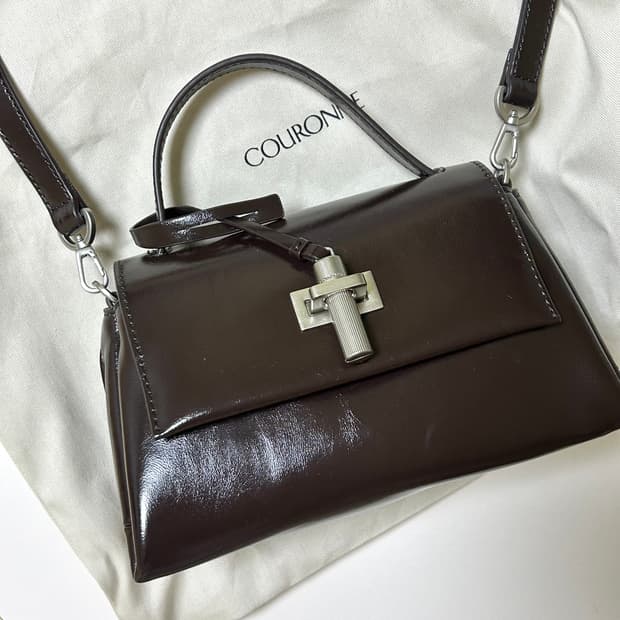 쿠론 Fermier Cross 20 브라운 크로스백