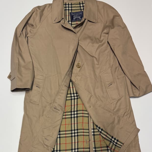 여성 버버리 런던 시그니처 노바체크 트렌치코트