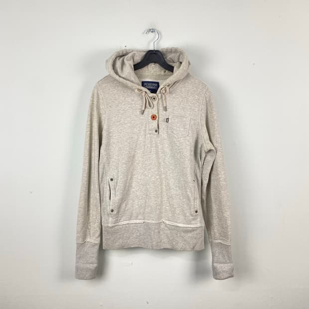 폴로 진스 랄프로렌 버튼 패치 후드티 M <459>