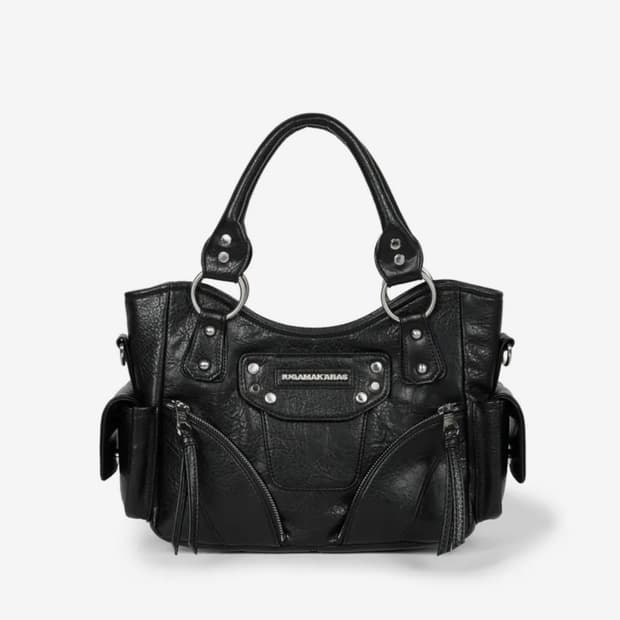 이우가마카라스 Studded Leather Mini Shoulder
