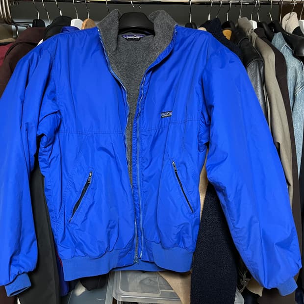 80s 파타고니아 쉘드 신칠라 투웨이 봄버 XL