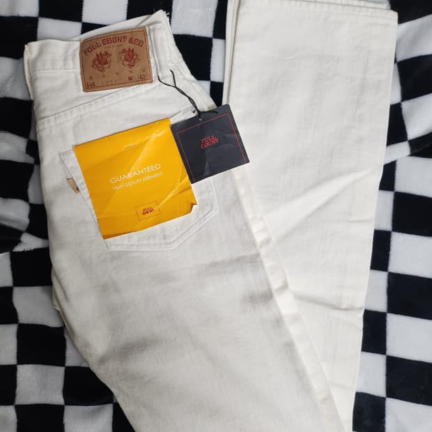 FullCount Lot1237 off white 데님진