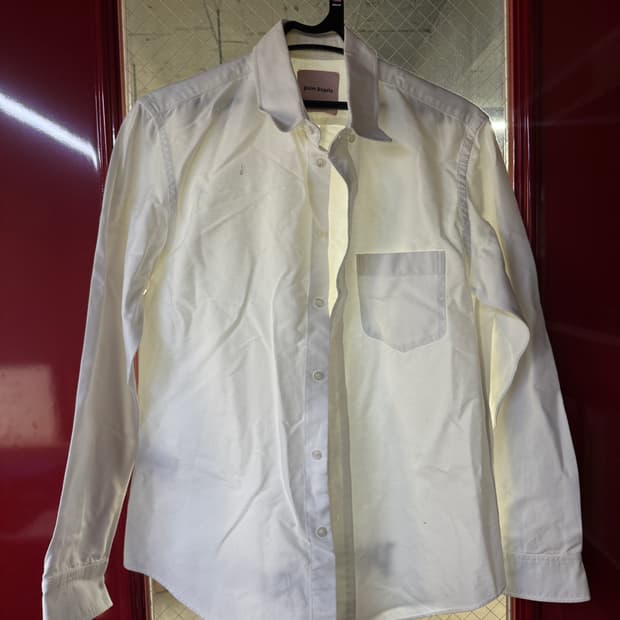 palm angels 팜엔젤스 화이트 셔츠 사이즈 48