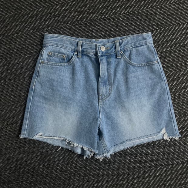 빈티지 우먼스 커팅 데님 숏 팬츠o 3509