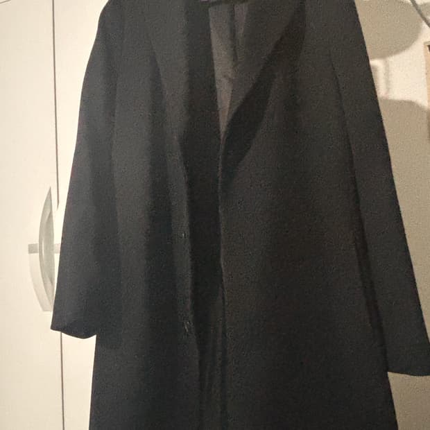 띠어리(THEORY) 남성 블랙 롱 코트 S 사이즈