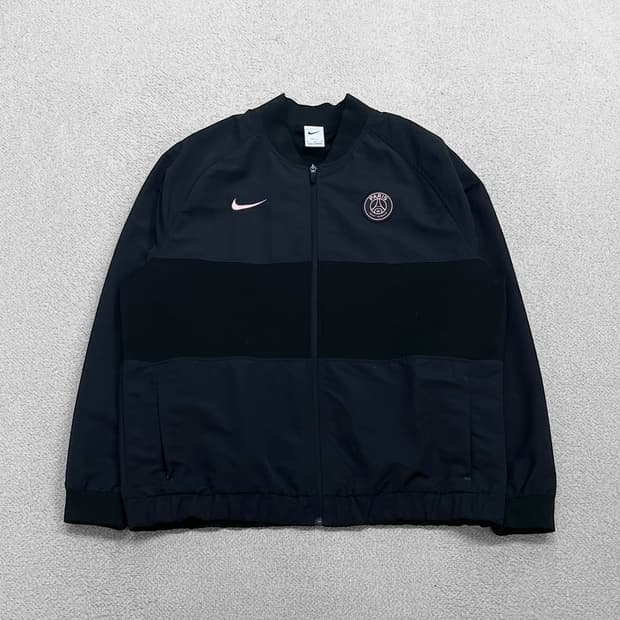 나이키 파리생제르망 바람막이 자켓 블랙