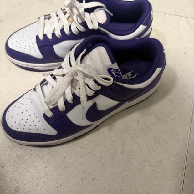 나이키 덩크 로우 레트로 챔피언십 코트 퍼플 250