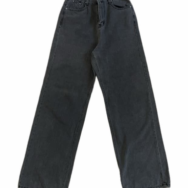 진회색 그레이 데님 팬츠