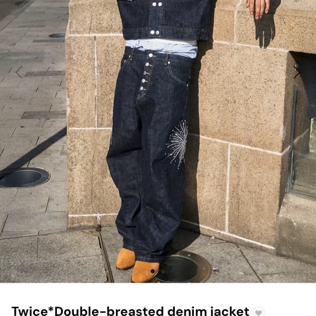 Steepc 인디고 데님 셋업