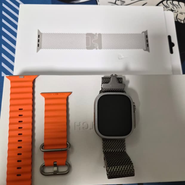 애플워치 울트리2 + 티타늄스트랩 미디움