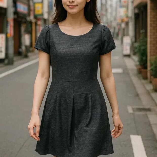JPN 꾸뛰르브로치 원피스