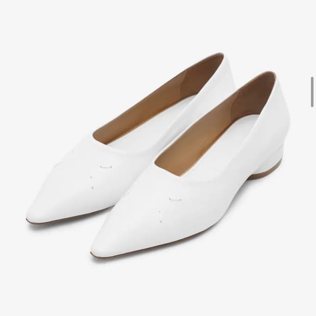 메종 마르지엘라 스티치 키키 발레리나 플랫슈즈