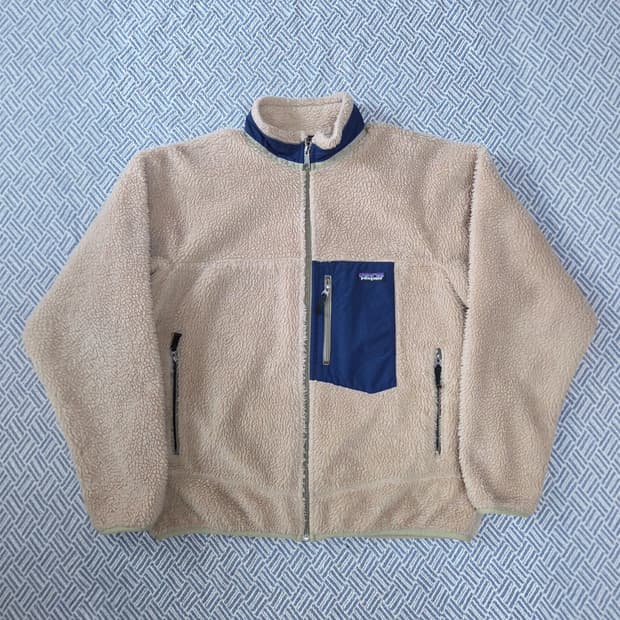 (L)파타고니아 Usa 레트로엑스 오트밀 플리스 자켓