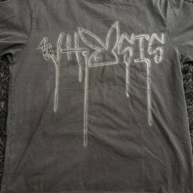 Play boy x WH8sis black t-shirts