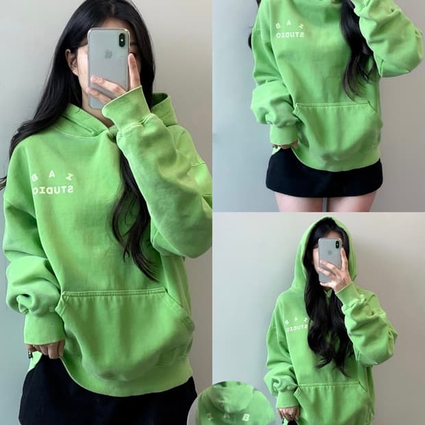 아이앱 스튜디오 후드티 