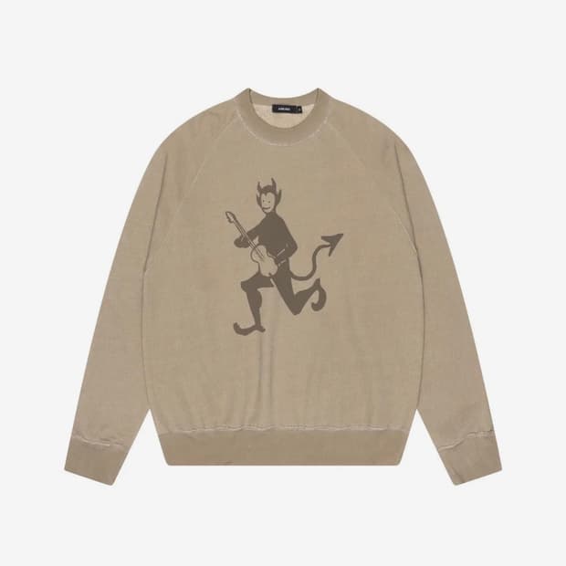 아캄 데빌 맨투맨 베이지 2