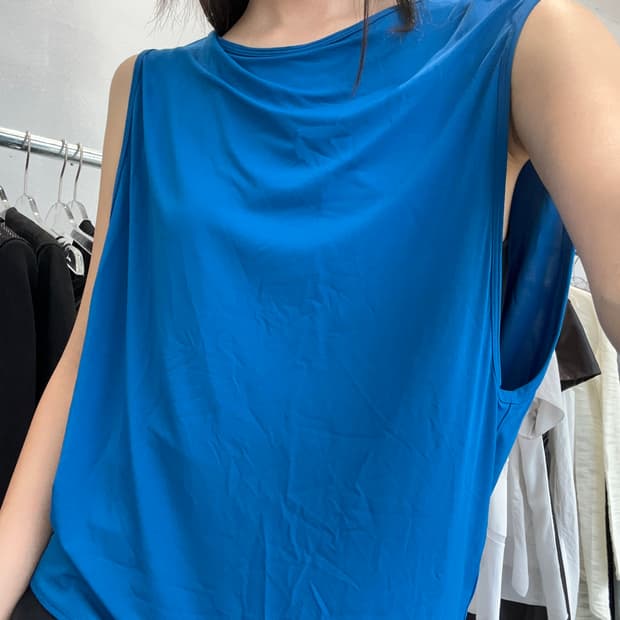 Helmut Lang Boxy Sleeveless Top