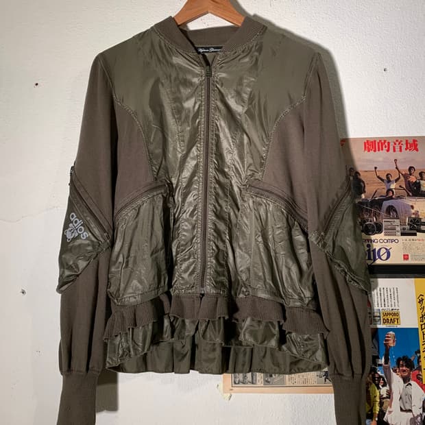 히스테릭글래머 프릴 레이스 ma 1 자켓