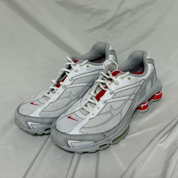 슈프림X나이키 샥스 라이드 2 SP 화이트